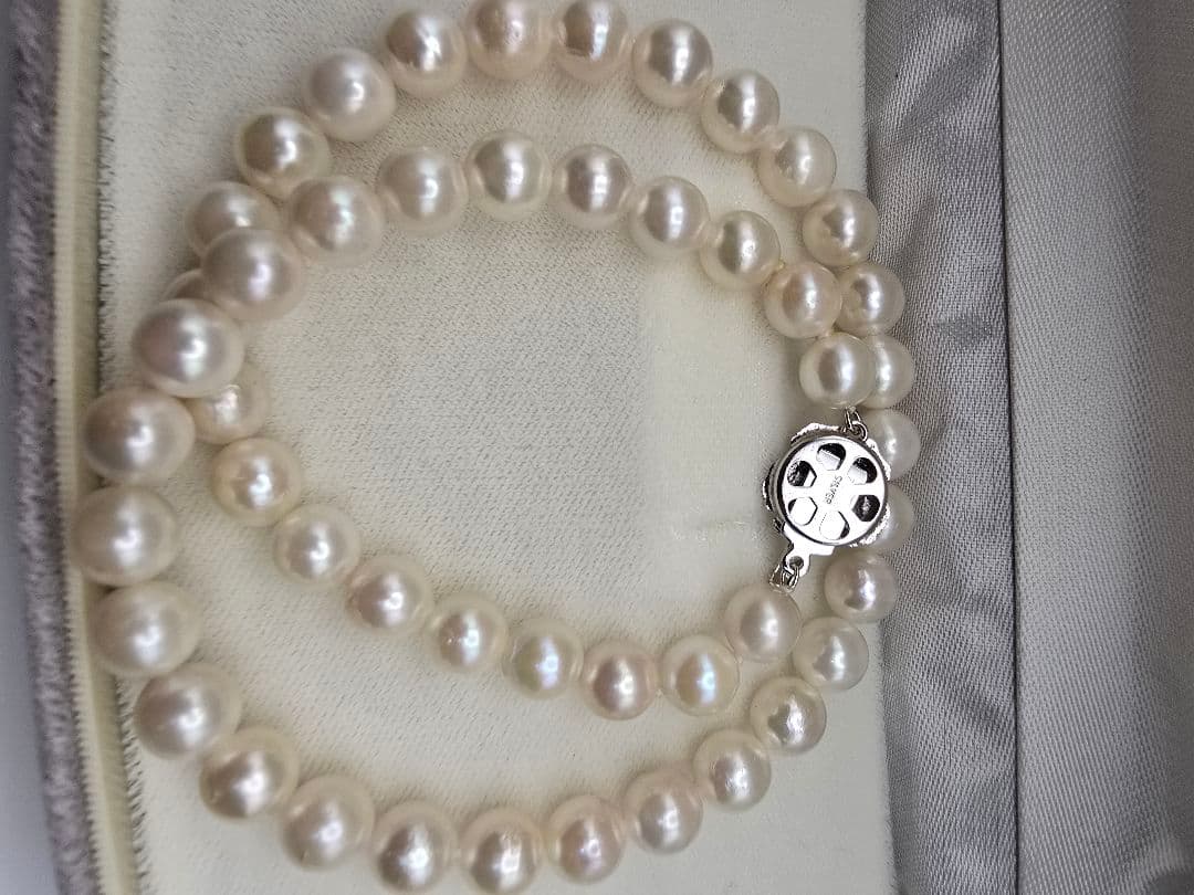 m*u様 DAIMARU パールネックレス 白真珠 ケース・保証書付き 上品ジュ