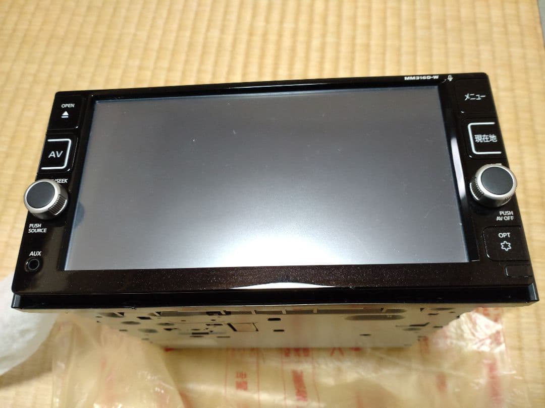 日産純正 カーナビ MM-316D-W パナソニック製 7インチ