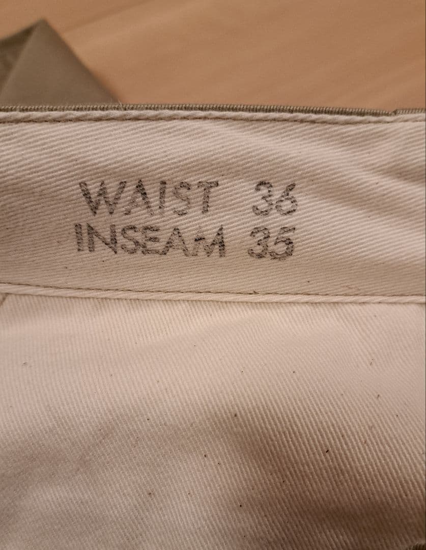 パンツ EARLY MILITARY CHINOS 1942 MODEL