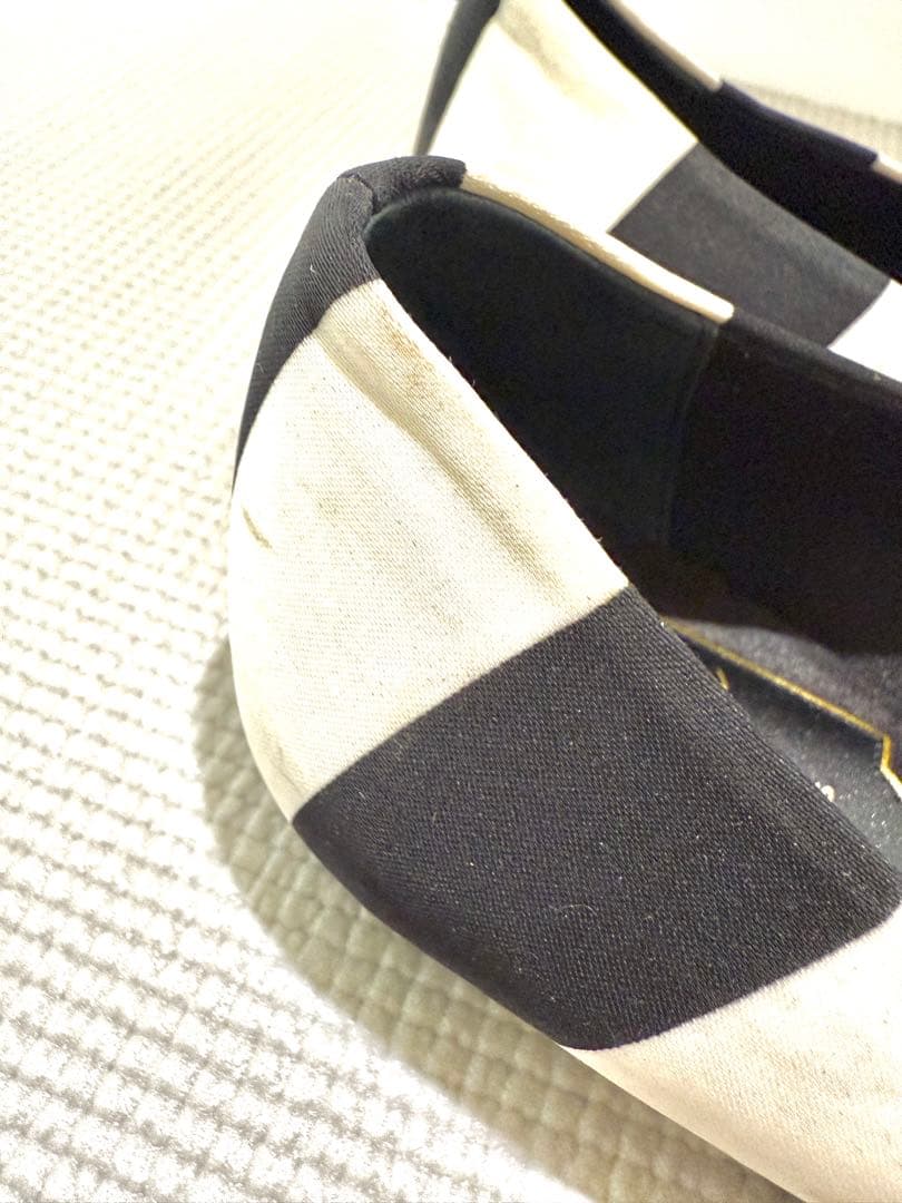 Roger Vivier ストライプ フラットシューズ