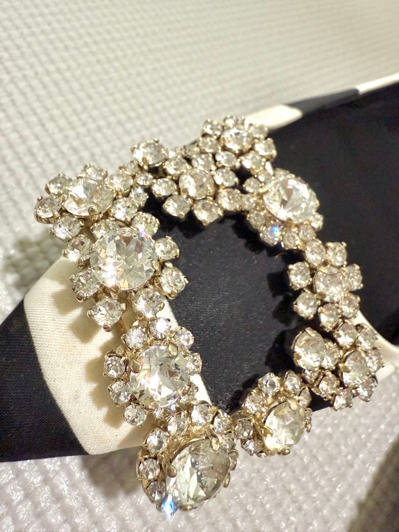 Roger Vivier ストライプ フラットシューズ