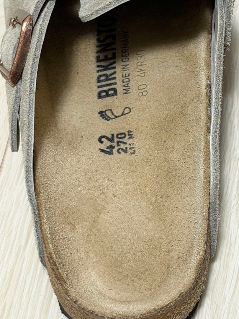 BIRKENSTOCK ボストン スエードレザー　42