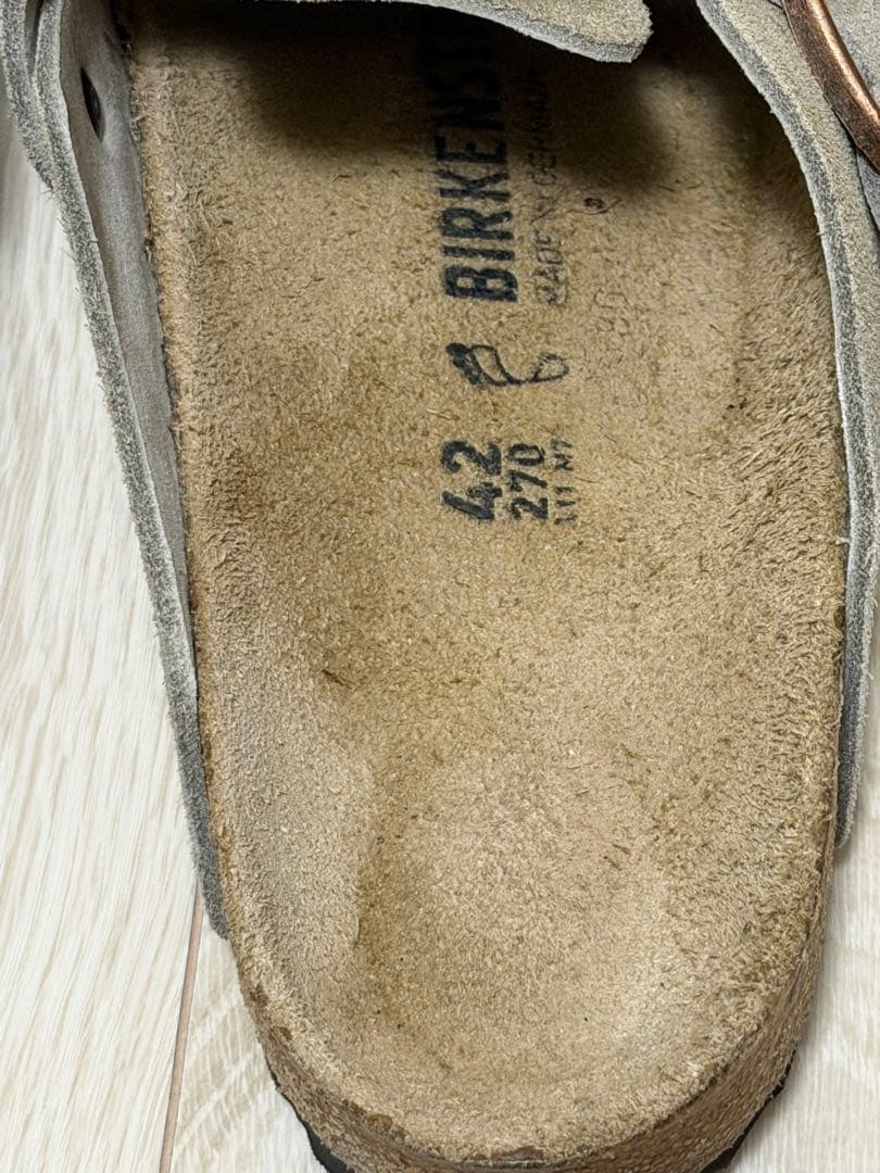 BIRKENSTOCK ボストン スエードレザー　42