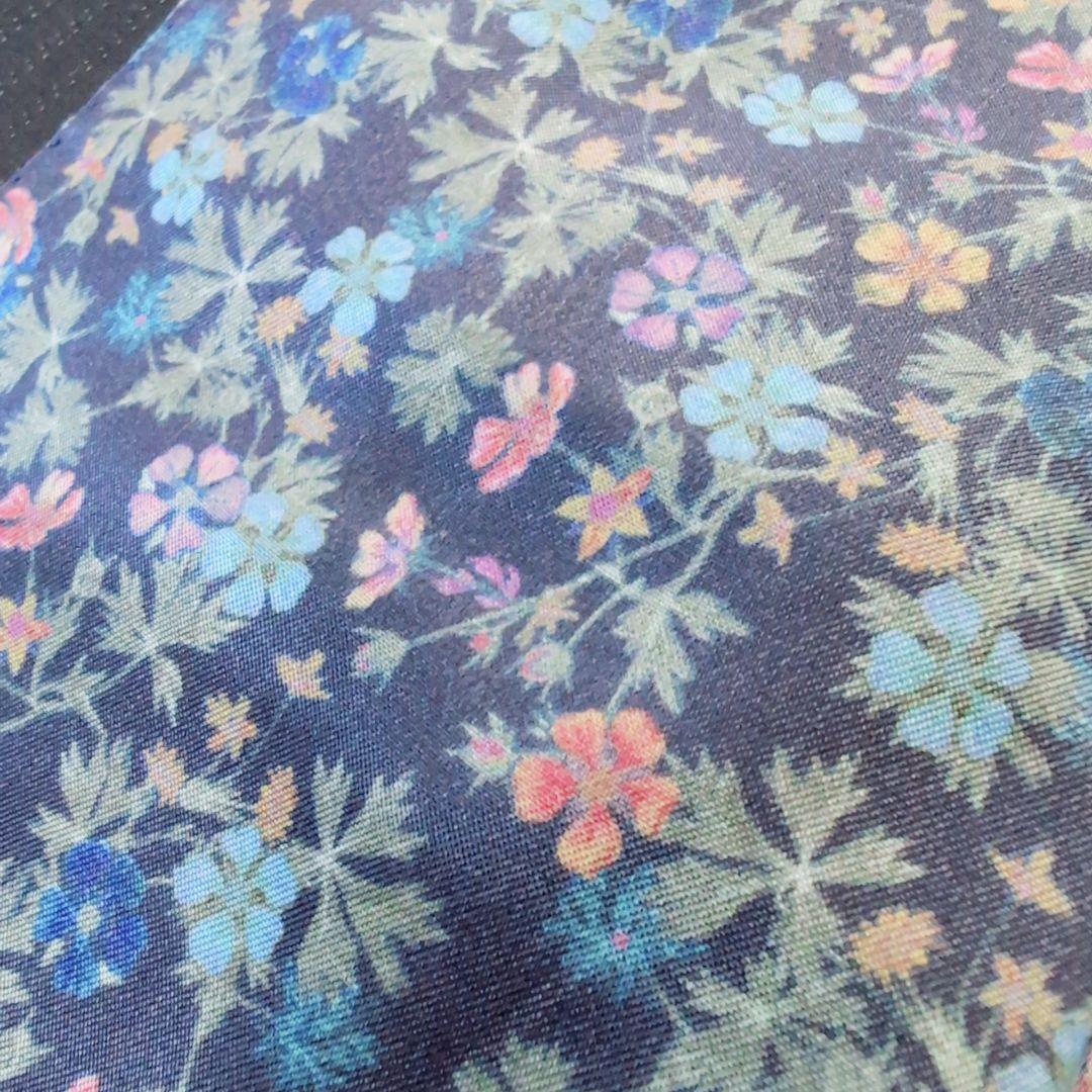 【未使用級】裏地ド派手　花柄　Paul Smith×DORMEUIL　日本製　M