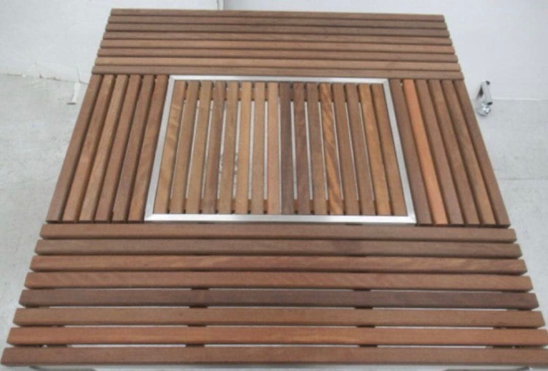 スノーピーク 廃盤 ガーデンユニットテーブルスクエア ウッドトップセット