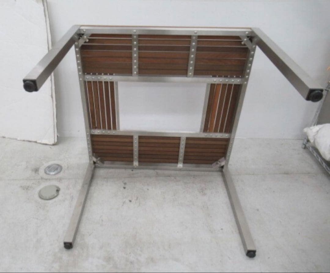 スノーピーク 廃盤 ガーデンユニットテーブルスクエア ウッドトップセット