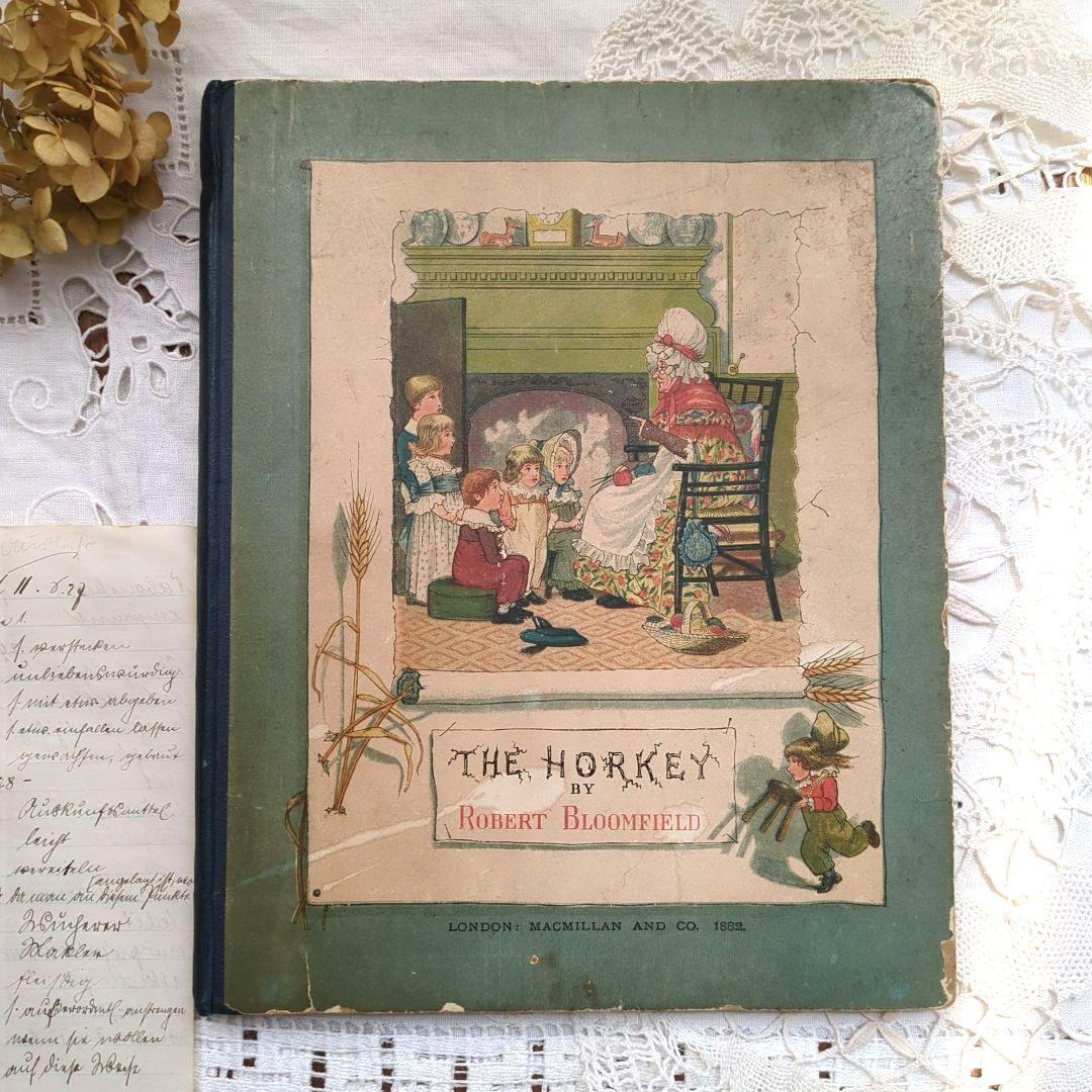 稀少1882アンティーク絵本 児童書 洋書古書 ヴンテージ ヴィクトリアン