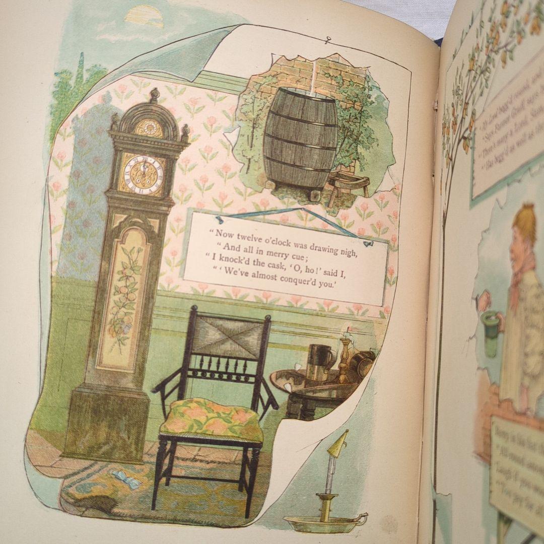 稀少1882アンティーク絵本 児童書 洋書古書 ヴンテージ ヴィクトリアン
