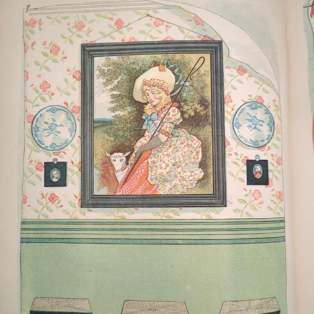 稀少1882アンティーク絵本 児童書 洋書古書 ヴンテージ ヴィクトリアン