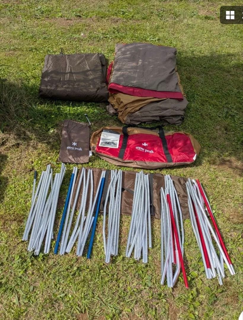 【美品】 peak廃盤品　スノーピークテント　トルトゥライト　激安！