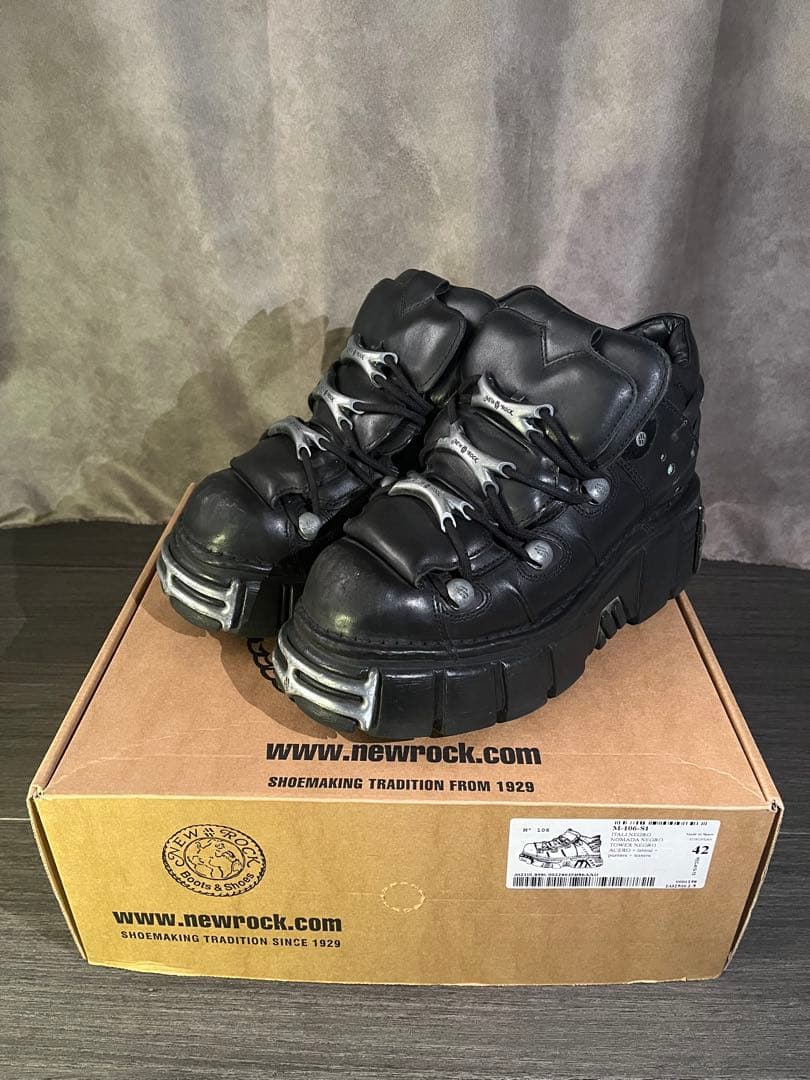 NEW ROCK M-106-S1 ブラック 42