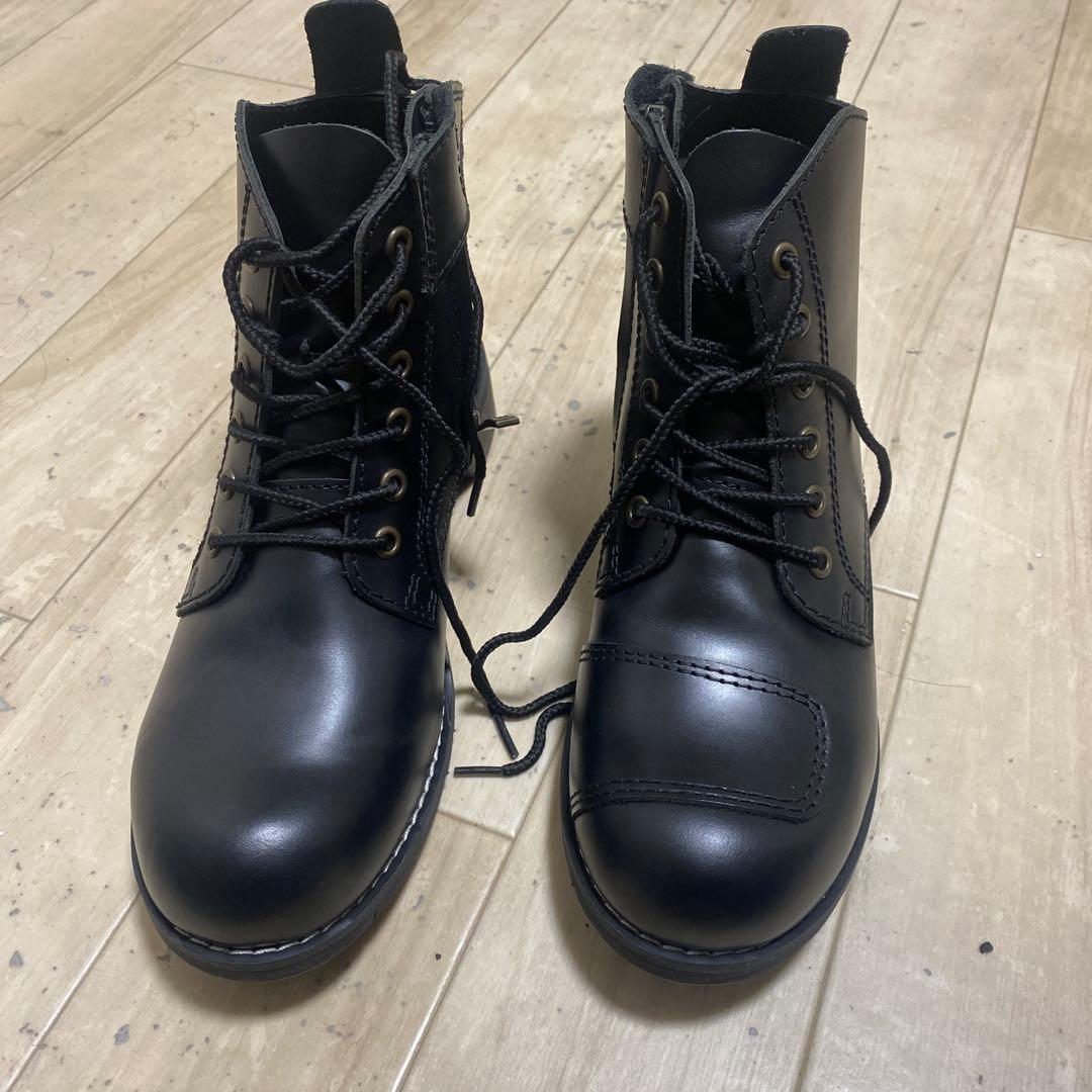 ワイルドウィング スワロー WWM-0003 ブラック 本革 バイクブーツ