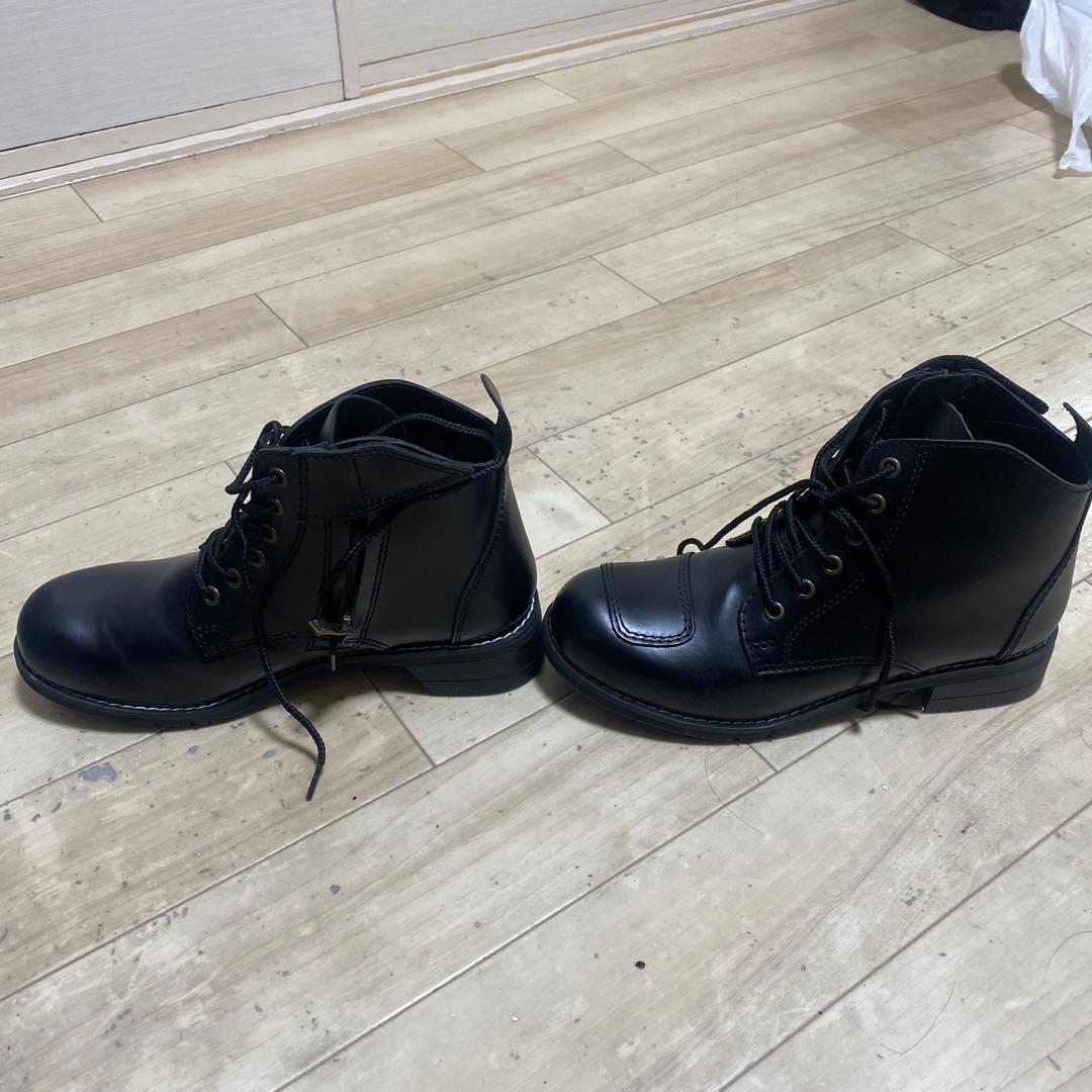 ワイルドウィング スワロー WWM-0003 ブラック 本革 バイクブーツ