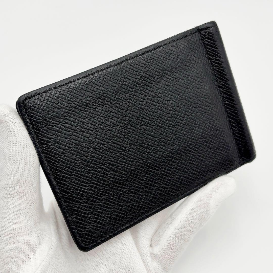 現行★ルイヴィトン ポルトフォイユ パンス タイガ マネークリップ 黒