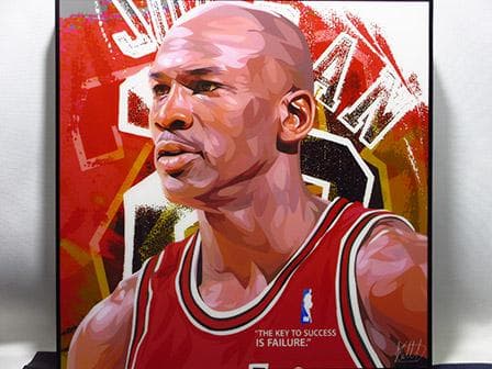 【ヒョウ・新品 No 712】 ポップアートパネル マイケル ジョーダン