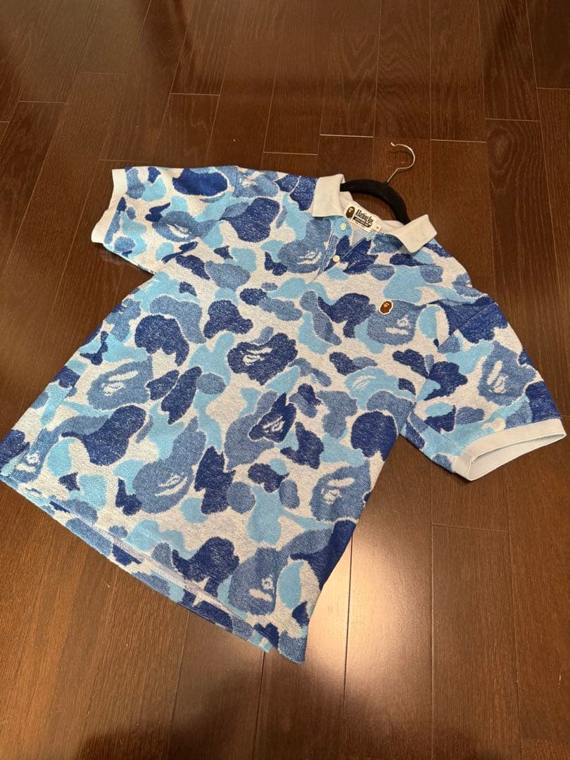 A Bathing Ape カモフラージュ ポロシャツ Sサイズ