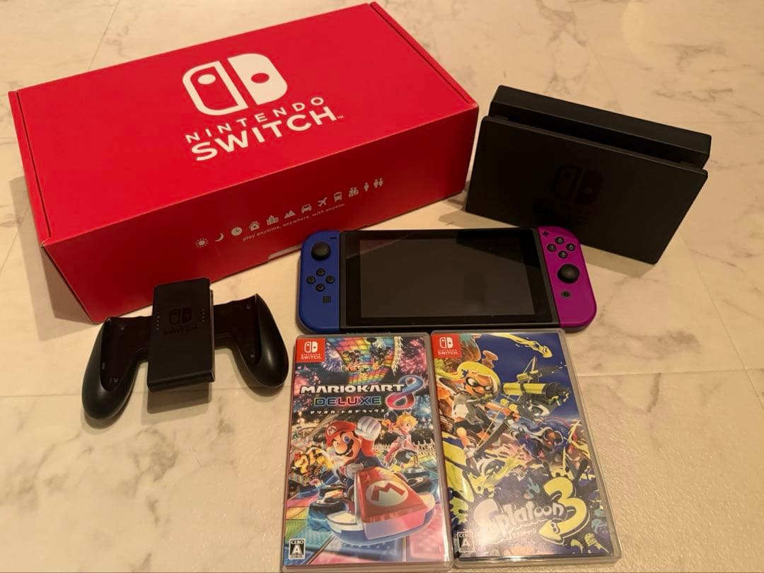 【送料込み】Switch 本体＋SDカード＋ソフト2個