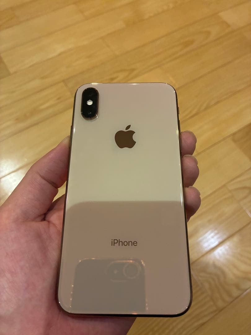 iphoneXs 256GB ゴールド 92% SIMロック無　残債無