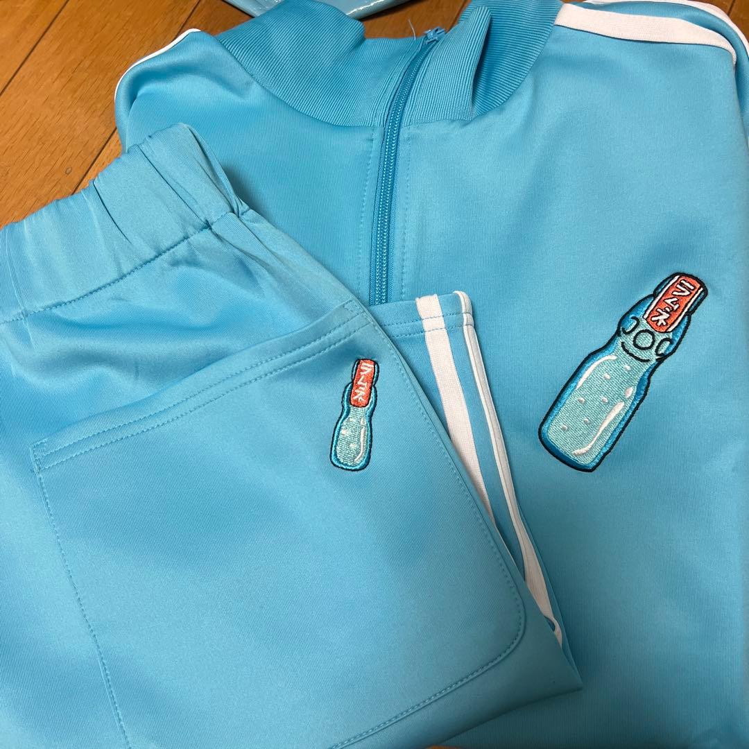 美品 PUNYUS プニュズ 上下　ジャージ　ラムネ　明るめ水色 サイズ2
