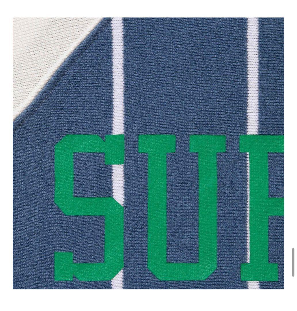 トップス Supreme Stripe Raglan L/S Top \"Navy\"