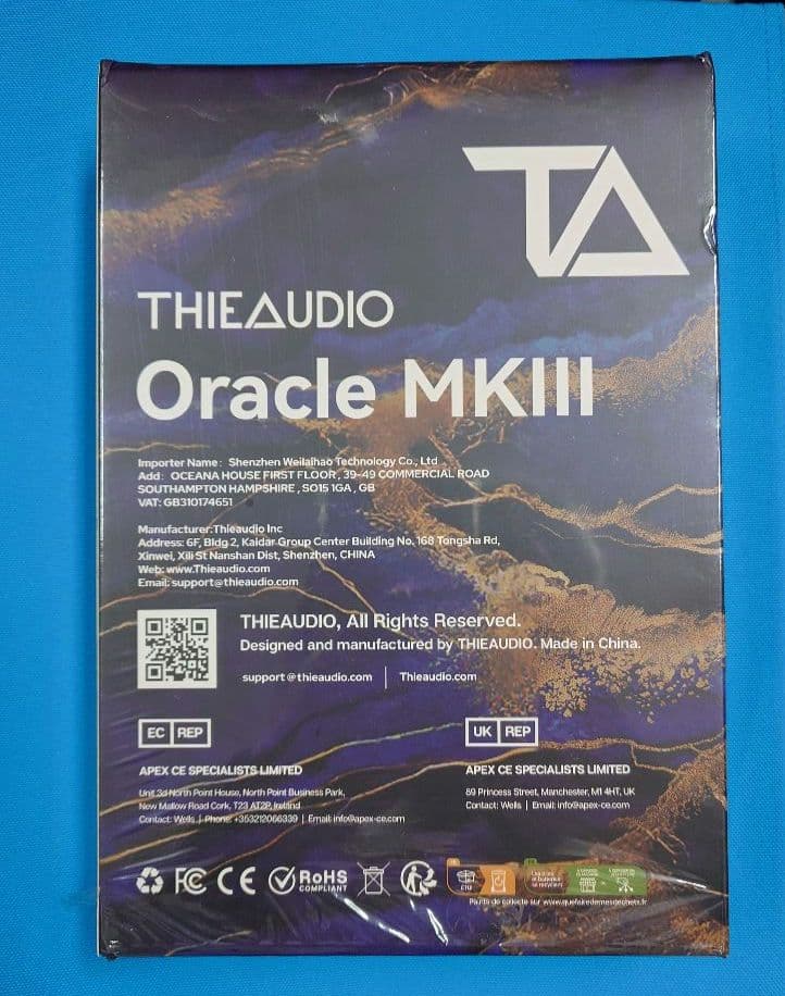 【美品】THIEAUDIO Oracle MKIII スタジオモニターイヤホン