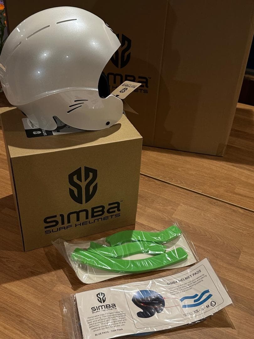 サーフィン・ボディボード Simba surf helmet - White - Size L