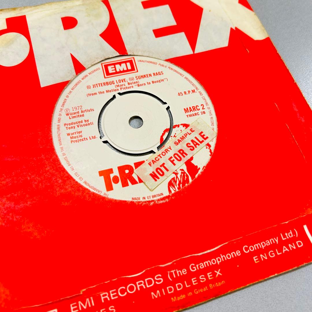 T REX レコード 7インチ david bowie レア 初版
