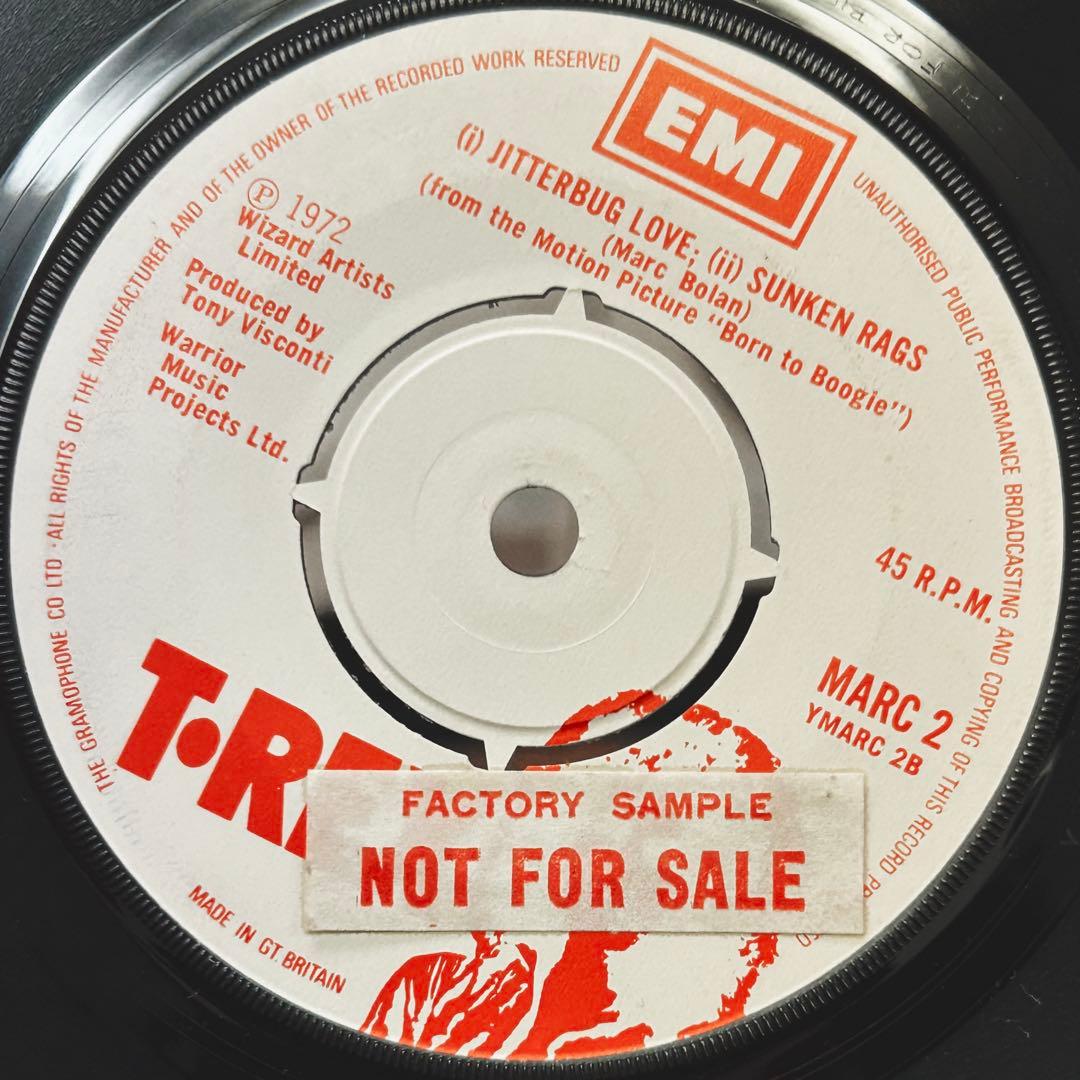 T REX レコード 7インチ david bowie レア 初版