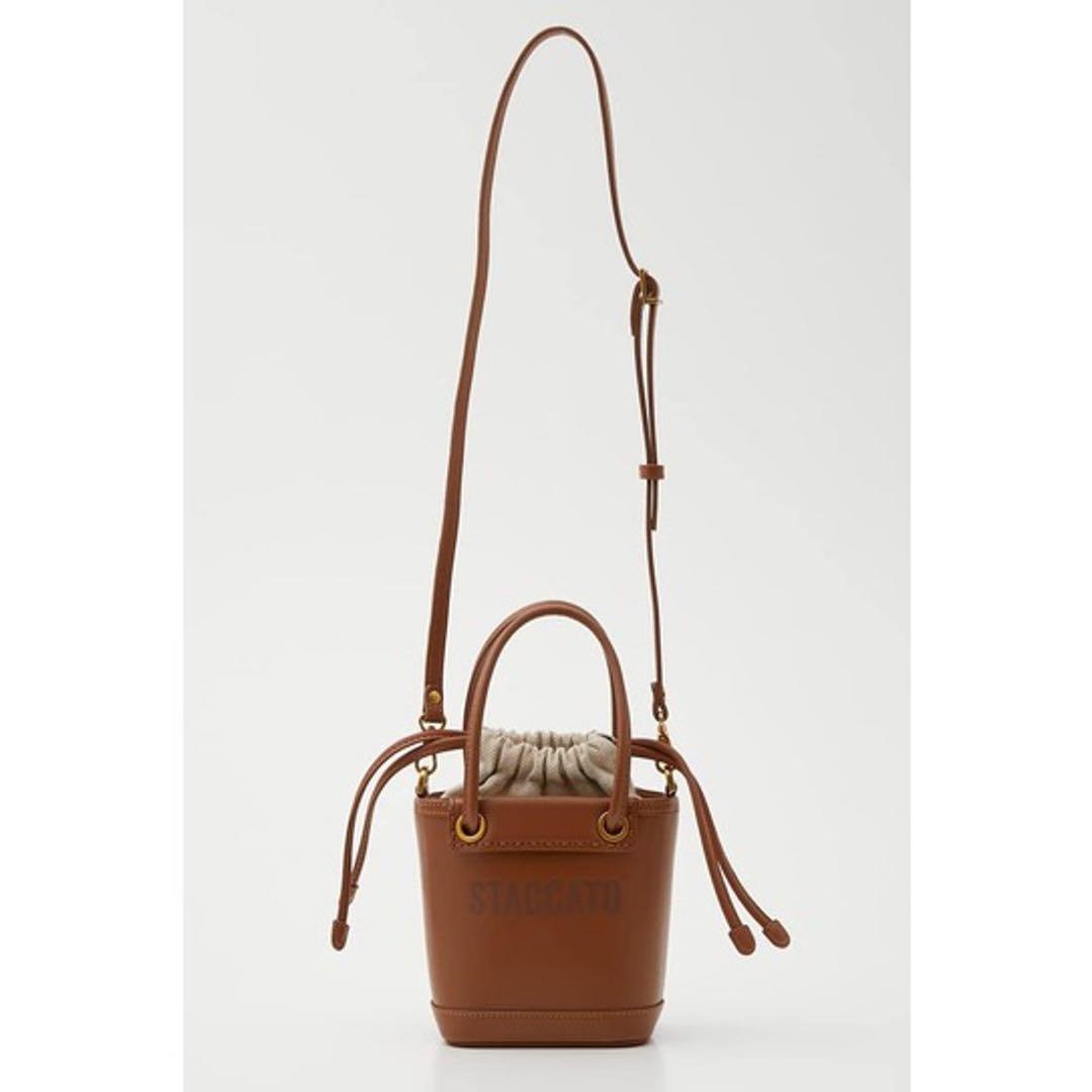 美品！STACCATO（スタッカート） ドローストリングスモールバッグ 巾着