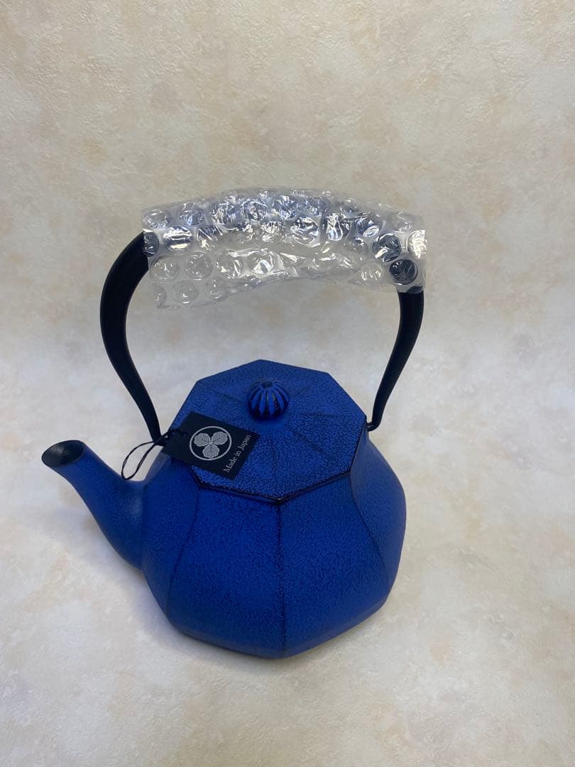 南部鉄器 及富　みやび　青　1L 受注生産品