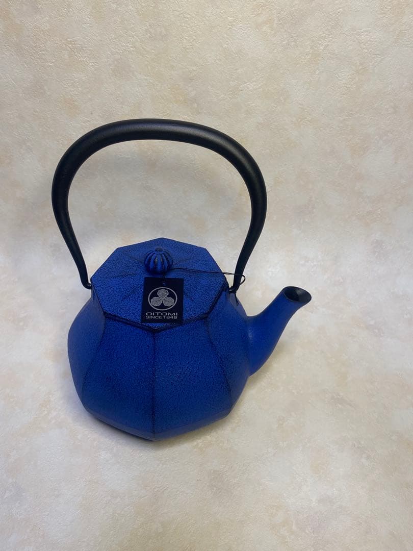 南部鉄器 及富　みやび　青　1L 受注生産品