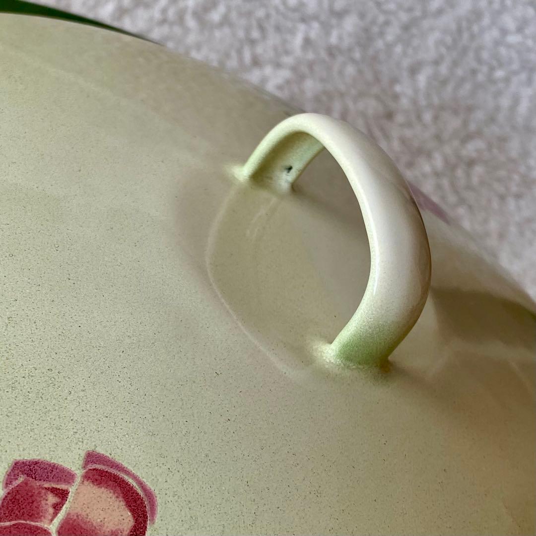 ☘️イマン imane ☘️ イヴ　ホーロー製蓋付き特大バケツ　ストッカー　美品❣️