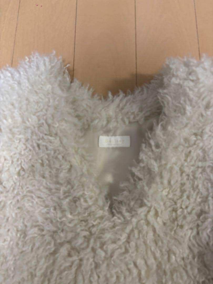 トゥモローランド　ボールジィ プードルファーVネックベスト ジレ36