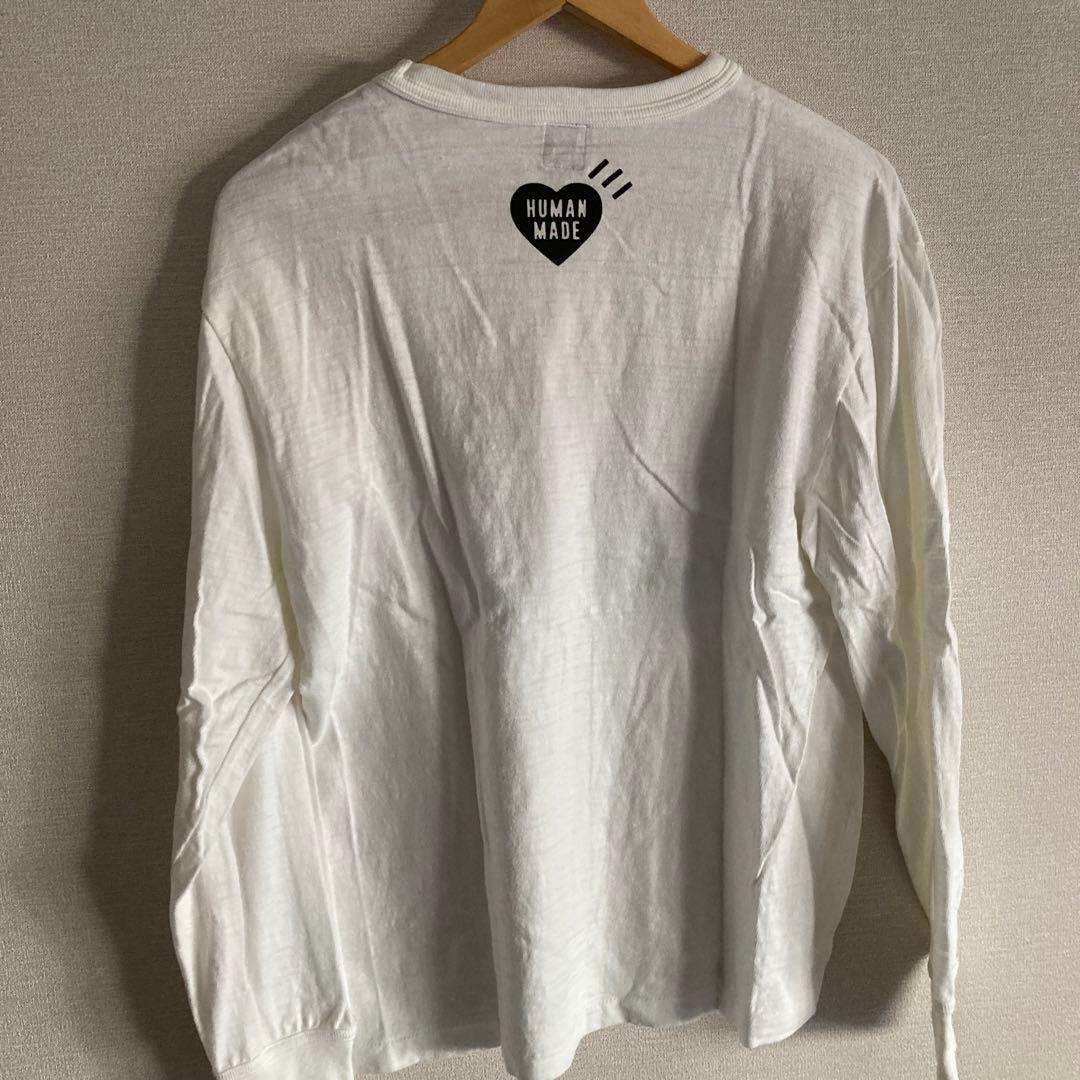 ヒューマンメイド ロンT 長袖 白
