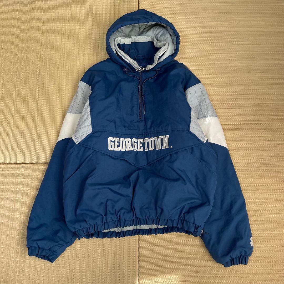 90s スターター etown カレッジ スタジャン 中綿 L