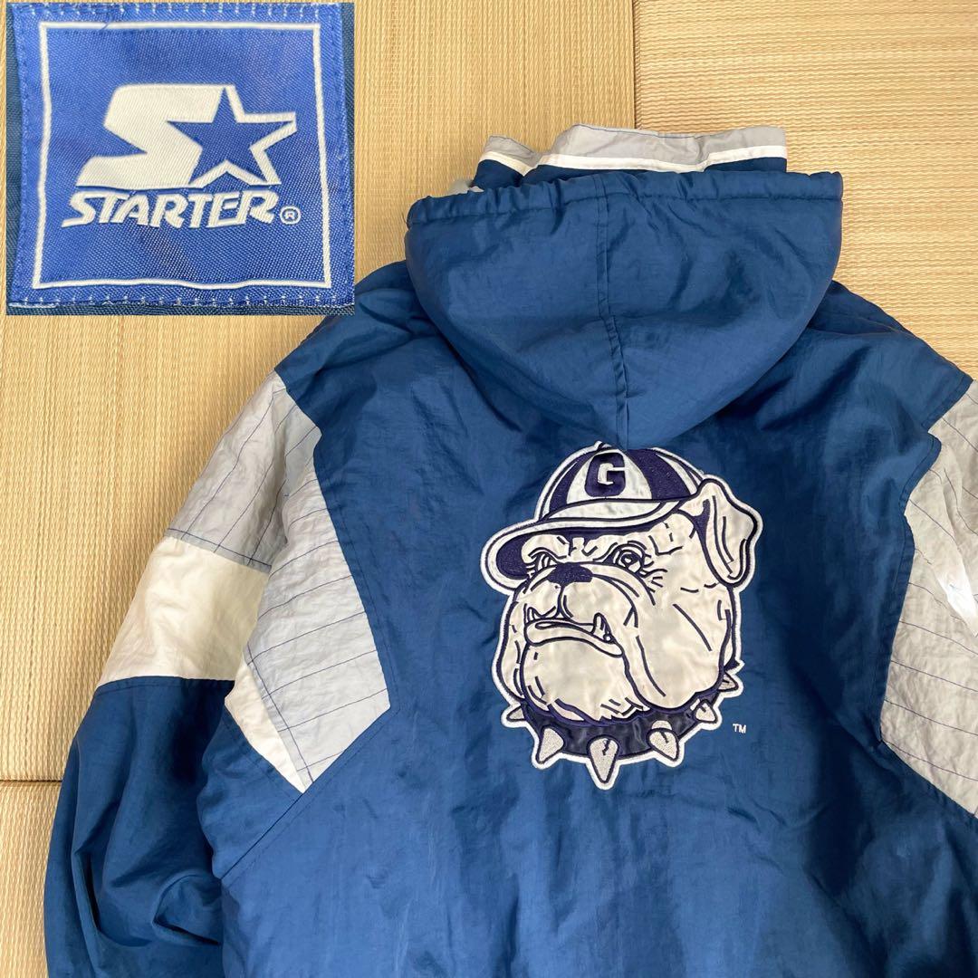 90s スターター etown カレッジ スタジャン 中綿 L