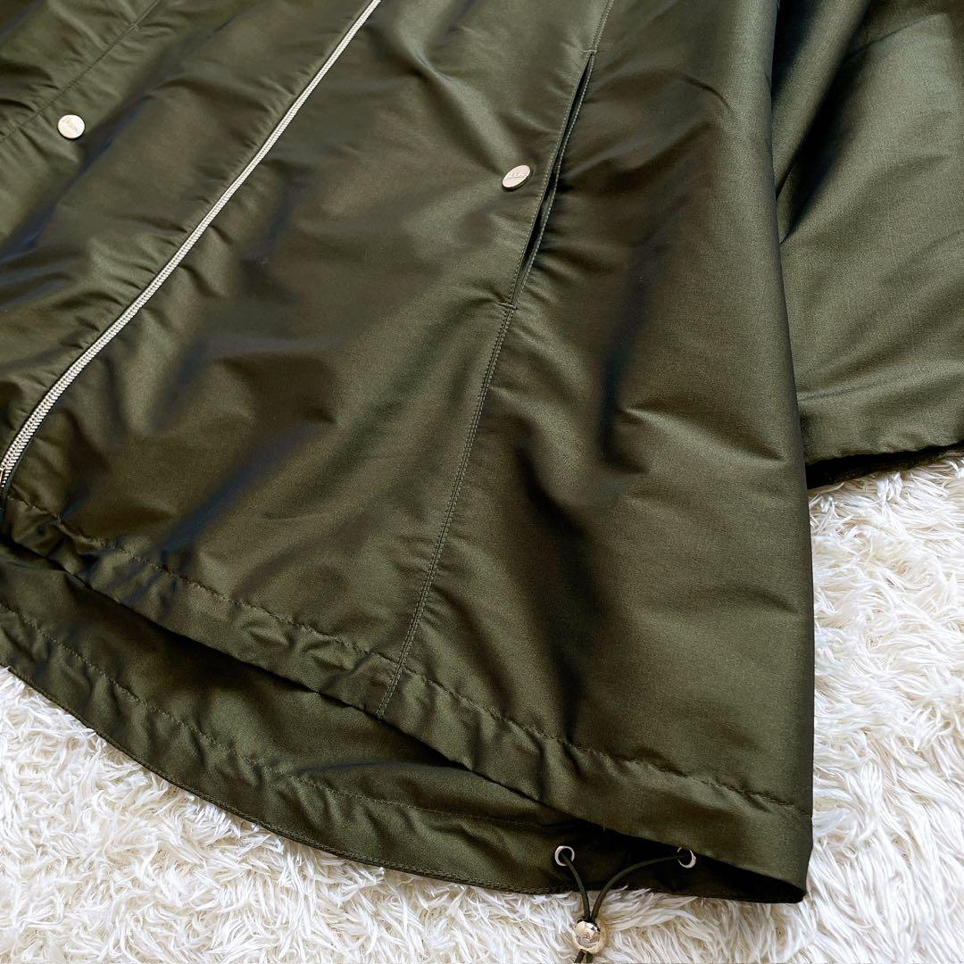極美品✨HERNO モッズコート フード付 2way 44サイズ カーキ