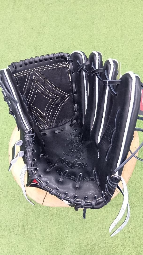 Rawlings 日本製　硬式野球グローブ 黒　投手用