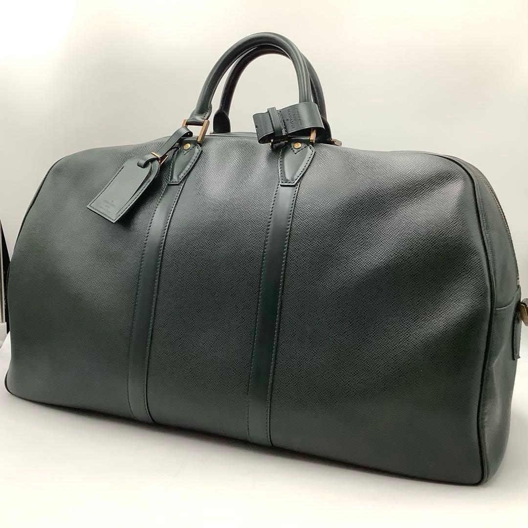 ルイヴィトン タイガ ケンダルGM ボストンバッグ 旅行 ネームタグ 南京錠