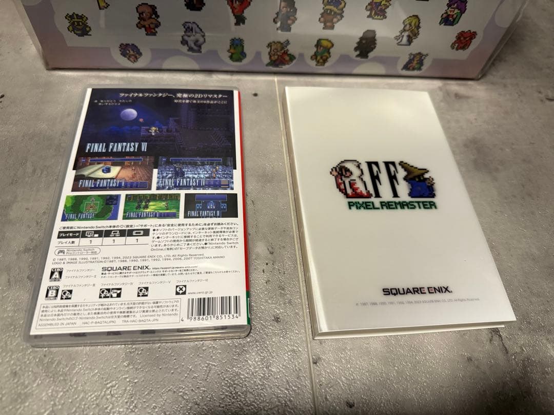 FFI-VI ピクセルリマスター 35周年限定特装版　Switch 一部開封品