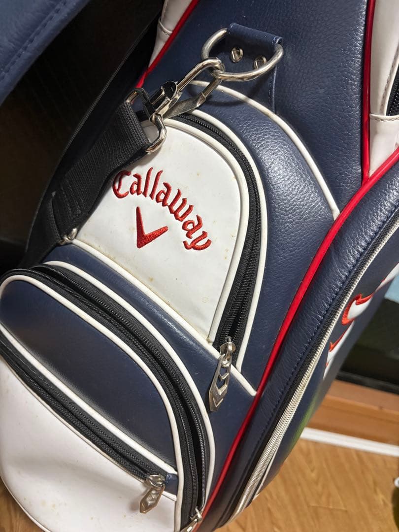 Callaway キャディバッグ ネイビー　レッド　キャロウェイ　紺、赤　美品
