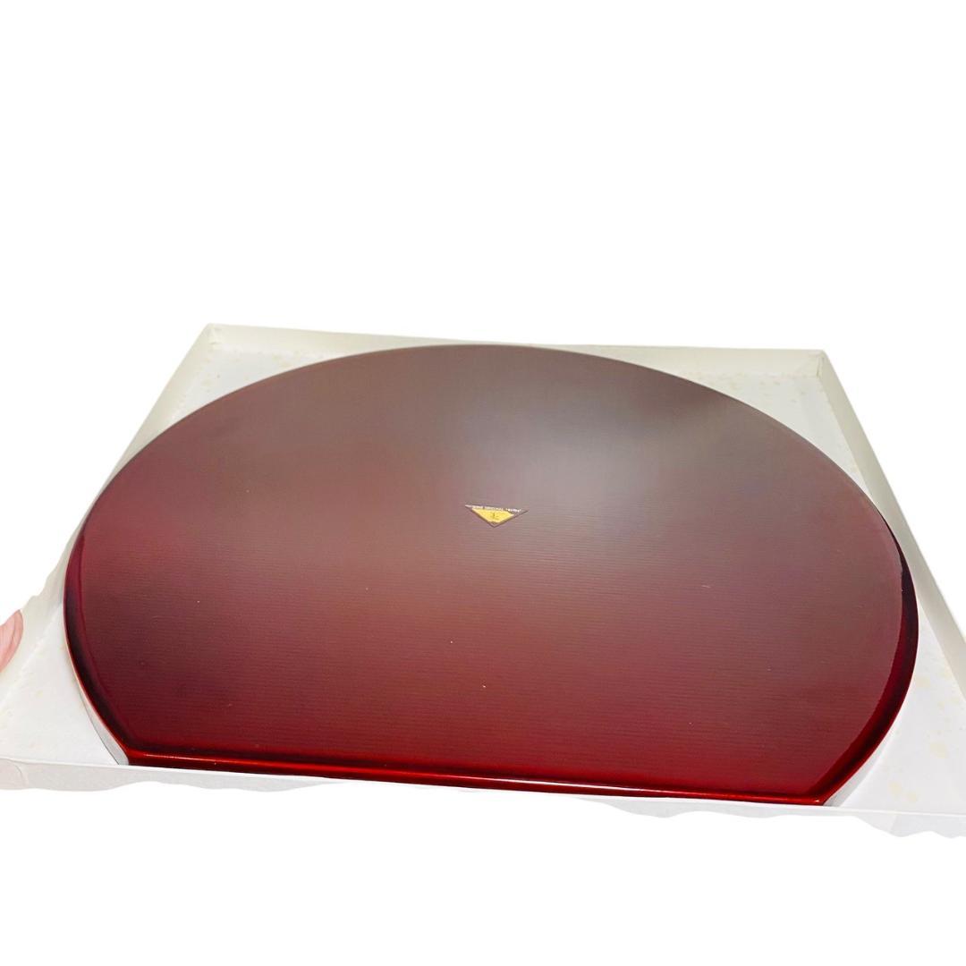 越前塗り 半月両面盆 7枚セット