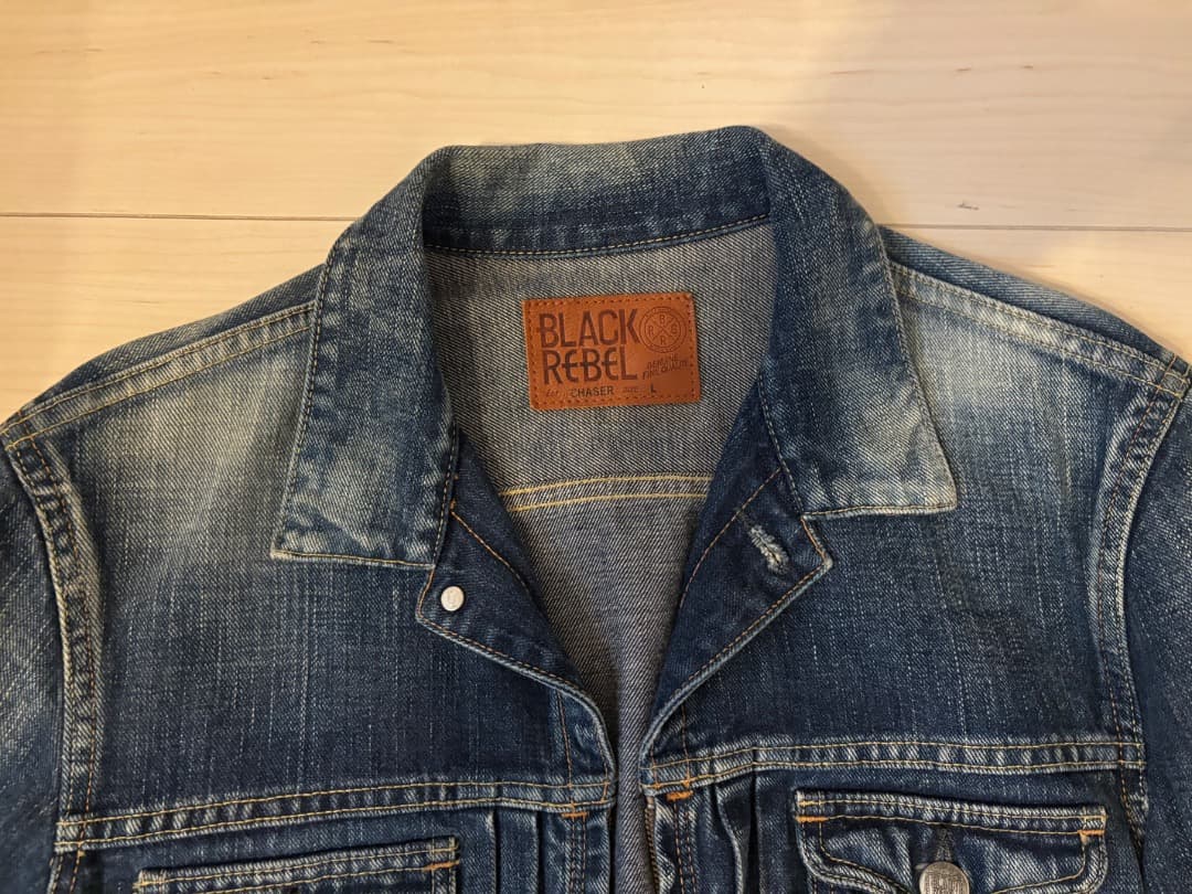 ルードギャラリー ブラックレーベル　デニムジャケット　サイズL