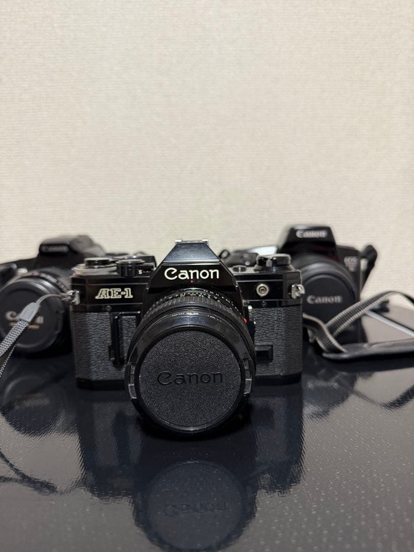 Canon フィルムカメラ 3台　レンズ 3