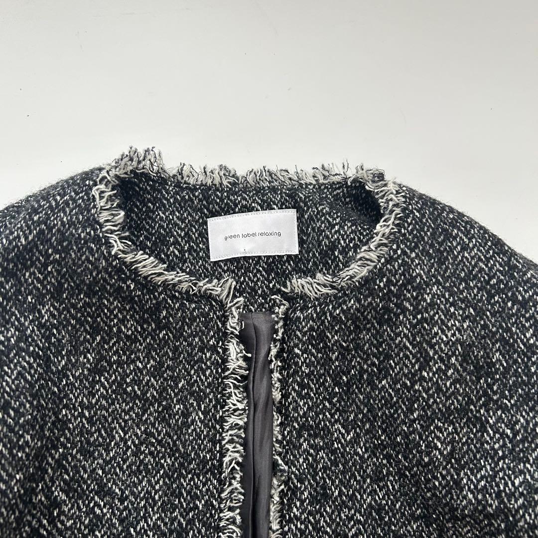 グリーンレーベルリラクシング　ツイード ジャケット　36