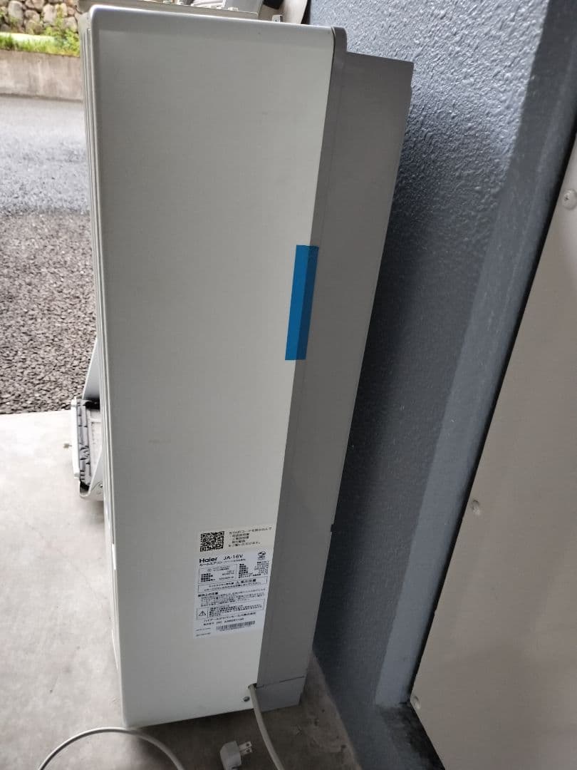 窓枠不具合箇所あり Haier JA-16V 窓用エアコン 2021年製品