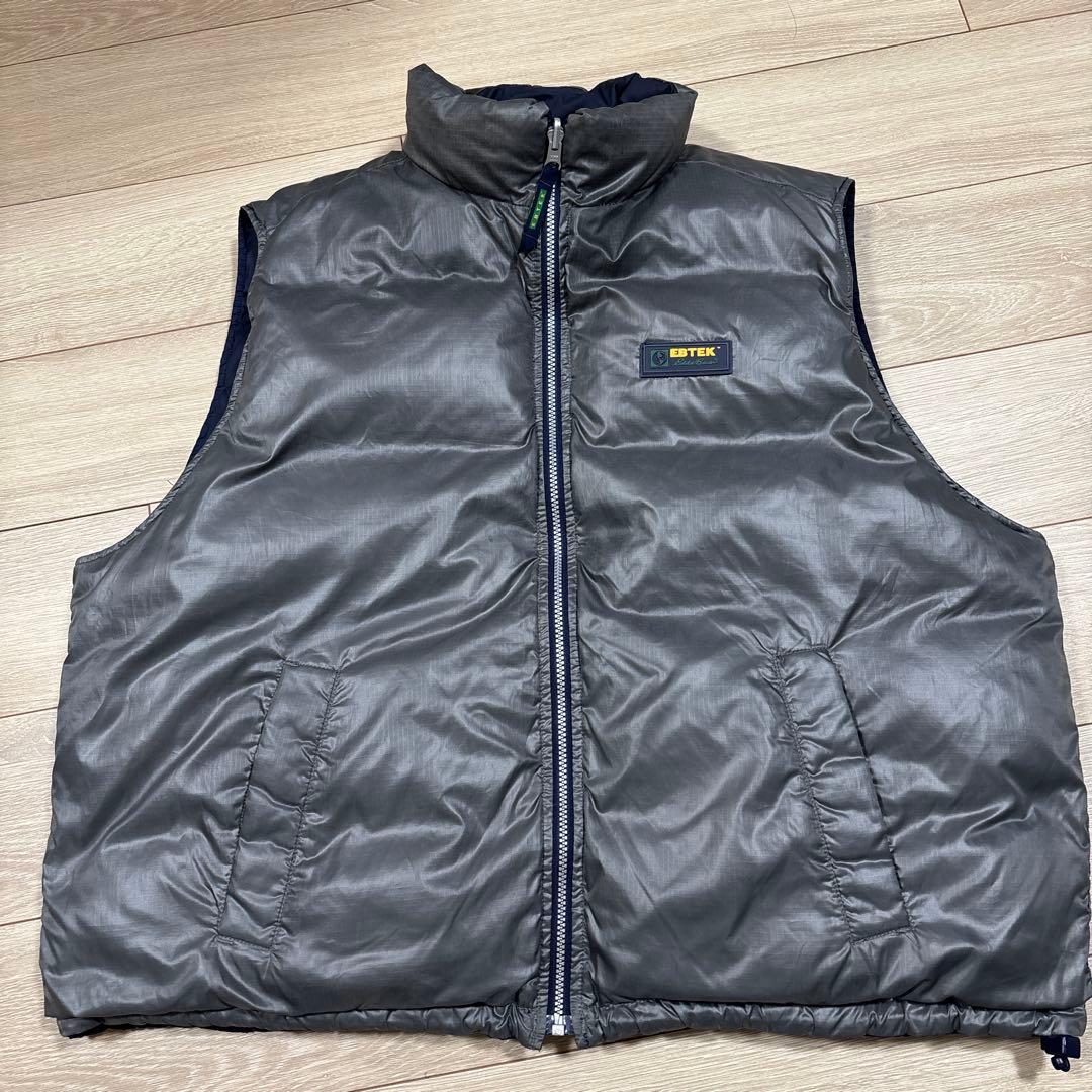 EBTEK リバーシブルグースダウンベスト