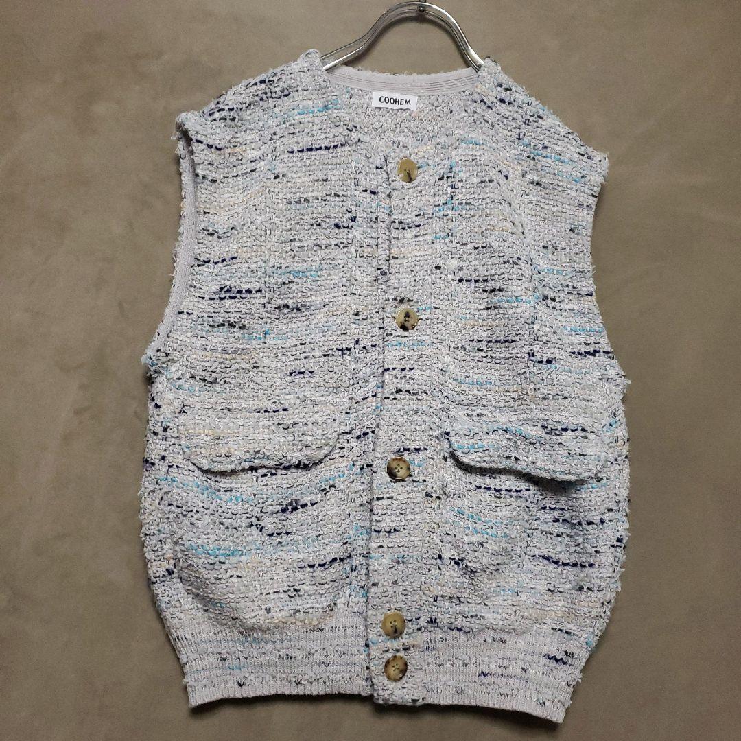 COOHEM　KASURI TWEED コーヘンツイードベスト日本製