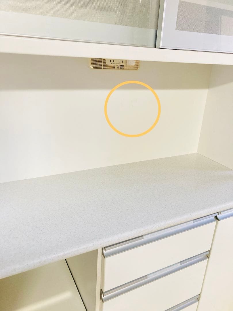 と*ん様 NITORI キッチンボード モデナ 収納 食器棚 幅120cm 家具