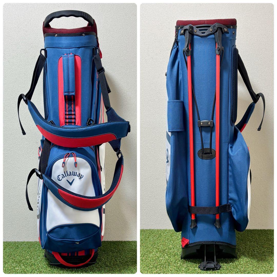 未使用品｜キャロウェイ　キャディバッグ　軽量　スタンド式　アスリート